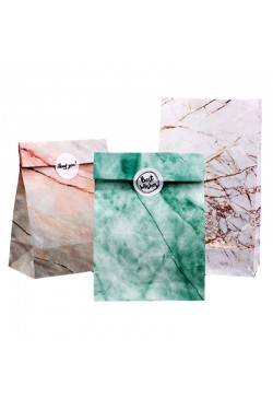 Paperbag Kraft Marble 